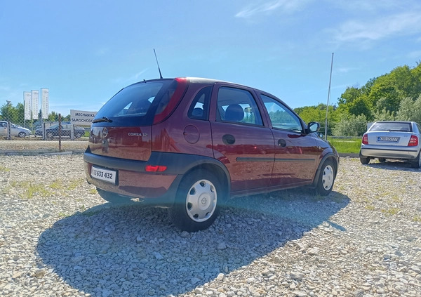 Opel Corsa cena 3350 przebieg: 184690, rok produkcji 2002 z Ożarów Mazowiecki małe 191